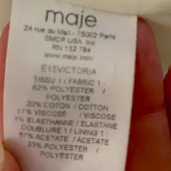 Maje Ecru jacket - Picture 10 of 15